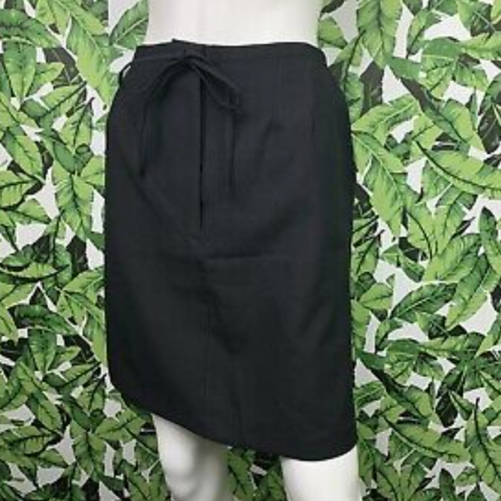 Vintage 90s Y2K Bentley Black Skirt